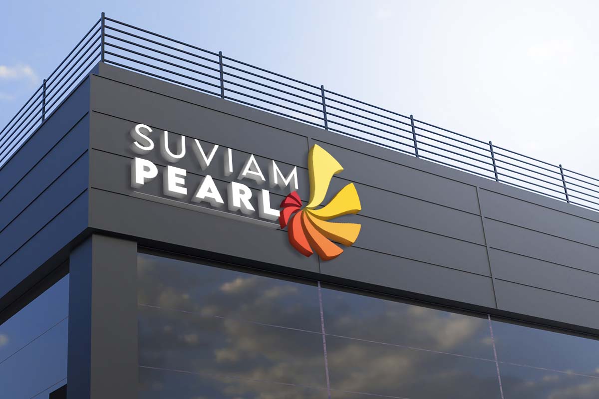 Suviam Pearl Logo by Brandniti